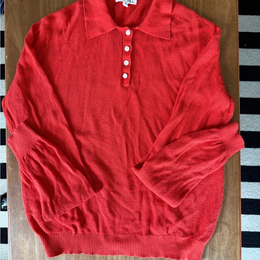 Alex Mill Alice Long Sleeve Polo XS
